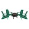 Flash Furniture Star and Moon Fire Pit with 4 Green Adirondack Chairs JJ-C145014-32D-GRN-GG - alternate 10